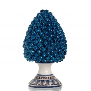 Pigna Blu con base decorata