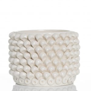 Cachepot Cilindrico Bianco