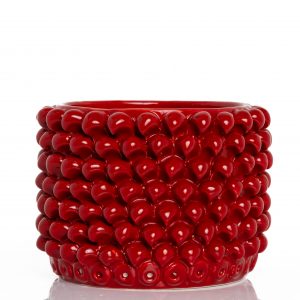 Cachepot Cilindrico Rosso