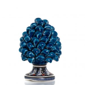 Pigna Blu con base decorata