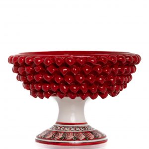 Alzata Rossa Decorata