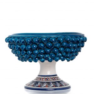 Alzata Blu Decorata